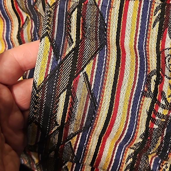 Chicos Design Blazer Aztec Woven Design, Size 1 - Picture 3 of 9